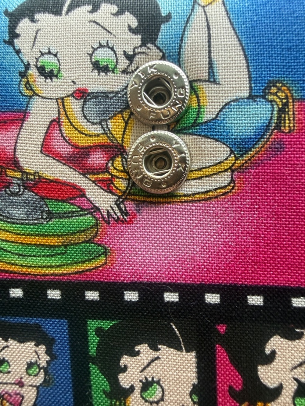 Vintage Iconic Betty Boop “Entering Hollywood” Multi Photos Fabric Snap Wallet - Picture 7 of 16
